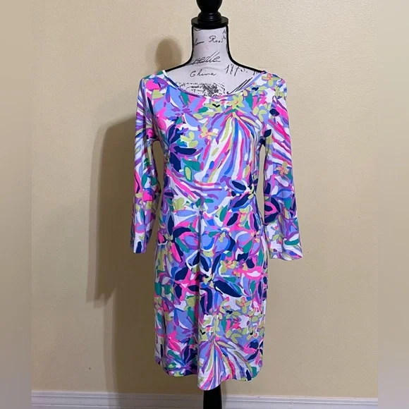 Lilly Pulitzer Marlow Shift Dress Havin A Blast - Picture 3 of 11
